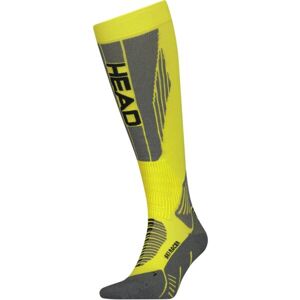 Head UNISEX SKI PERFORMANCE KNEEHIGH 1P Lyžařské ponožky, žlutá, velikost 43-46