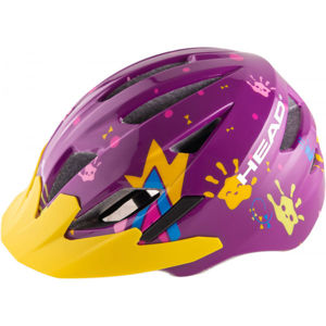 Head Y11A OUT MOULD Dětská cyklistická helma, fialová, veľkosť (47 - 52)
