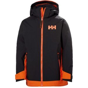 Helly Hansen JR HILLSIDE JACKET černá 10 - Dětská lyžařská bunda