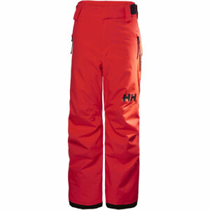 Helly Hansen JR LEGENDARY PANT Dětské lyžařské kalhoty, červená, velikost 12