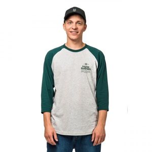 Horsefeathers CLAN LS T-SHIRT šedá XL - Pánské tričko