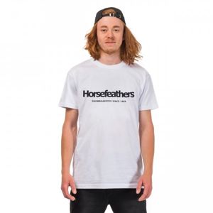 Horsefeathers QUARTER T-SHIRT bílá S - Pánské tričko