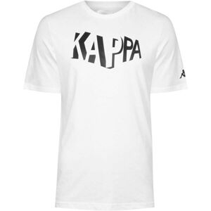 Kappa LOGO DIKENS Pánské triko, Bílá,Černá, velikost S
