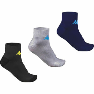 Kappa TRI 3PACK Dětské ponožky, modrá, veľkosť 31-34