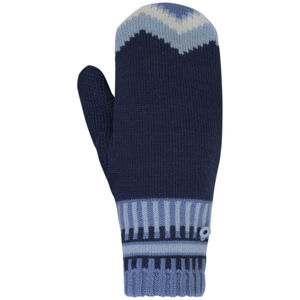 KARI TRAA LOKKE MITTEN modrá 7 - Dámské stylové rukavice