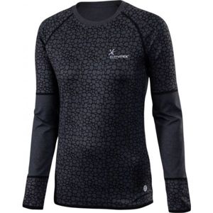 Klimatex ELENA Dámské běžecké triko s dlouhým rukávem, černá, velikost XS