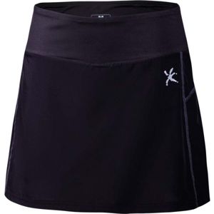 Klimatex MALVI černá XS - Dámská běžecká sukně se všitými šortkami