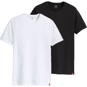 Levi's SLIM 2PK CREWNECK 1 Pánské tričko, bílá, velikost L