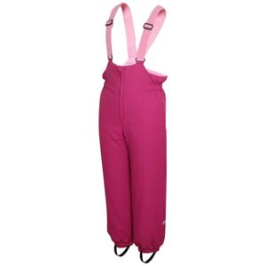 Lewro ARIEL Dětské zateplené kalhoty, růžová, velikost 116-122
