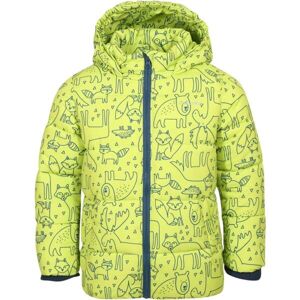 Lewro AVERIN Dětská zimní bunda, světle zelená, velikost 92-98