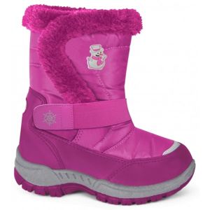 Lewro CORIN růžová 32 - Dětská zimní obuv