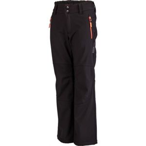 Lewro DAYK oranžová 116-122 - Dětské softshellové kalhoty