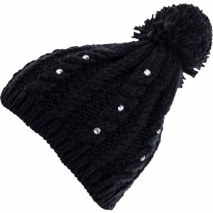 Lewro RITA černá 12-15 - Dívčí pletená čepice