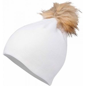 Lewro BIBAREL bílá 12-15 - Dívčí pletená čepice