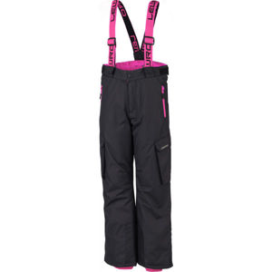Lewro HRISCO růžová 164-170 - Dětské snowboardové kalhoty