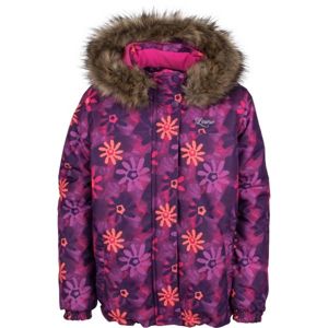 Lewro LETY fialová 140-146 - Dětská zimní bunda