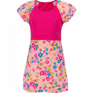 Lewro LASSI Dívčí šaty, růžová, veľkosť 128-134