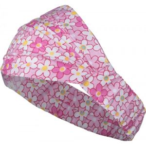 Lewro MEA růžová UNI - Dívčí šátek na hlavu