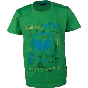 Lewro MEL zelená 116-122 - Chlapecké triko