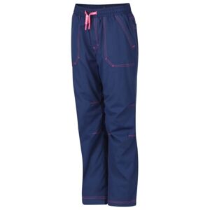 Lewro MELVYN Dětské zateplené kalhoty, tmavě modrá, velikost 164-170
