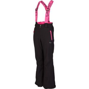 Lewro NUKA růžová 140-146 - Dětské lyžařské kalhoty