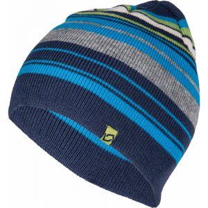 Lewro RICO modrá 12-15 - Chlapecká pletená čepice