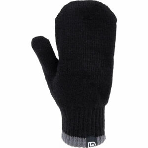 Lewro ULY Dětské pletené rukavice, černá, velikost UNI