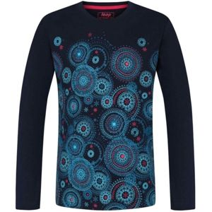 Loap ARLETKA Dívčí triko, tmavě modrá, veľkosť 112/116