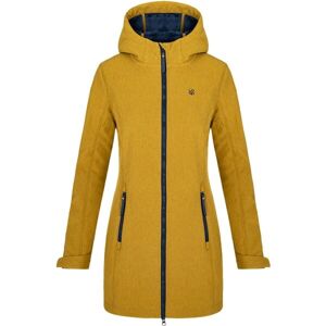 Loap LECIKA Dámský softshellový kabát, žlutá, velikost L