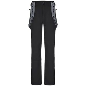 Loap LEMAR Pánské zimní softshellové kalhoty, černá, velikost XL