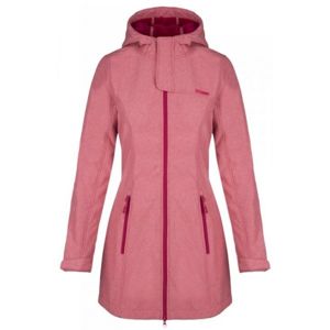 Loap LINZI růžová M - Dámský sofsthellový kabát