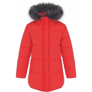 Loap TOMKA Dívčí zimní kabát, červená, velikost 158-164