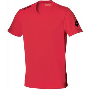 Lotto JERSEY TEAM EVO SS červená L - Pánský fotbalový dres
