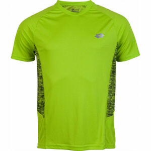 Lotto SPEEDRUN II TEE RGL PL Pánské tričko, světle zelená, velikost XL