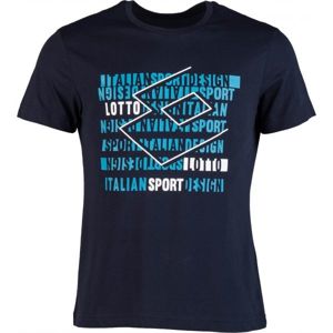 Lotto SUPRA TEE JS tmavě modrá S - Pánské tričko
