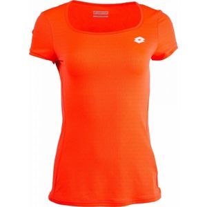 Lotto TECH TEE PL W oranžová XS - Dámské sportovní triko