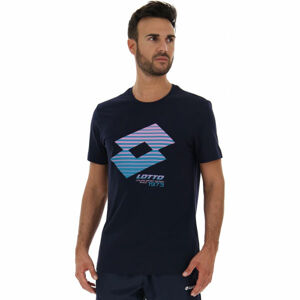 Lotto TEE LOSANGA III JS Pánské tričko, tmavě modrá, velikost XL