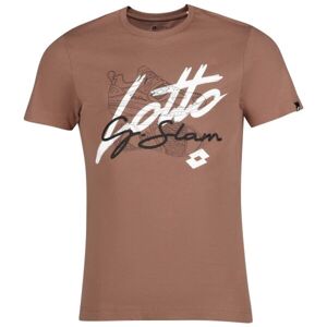Lotto SLAM Pánské tričko, hnědá, velikost S
