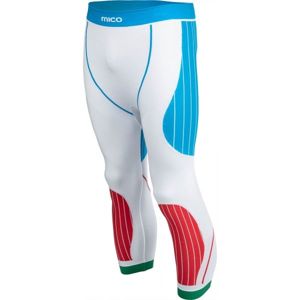 Mico 3/4 TIGHT PANTS bílá M-L - Funkční spodní kalhoty