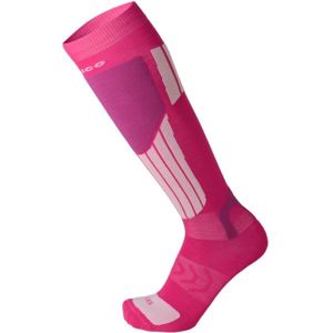 Mico LIGHT WEIGHT NATURAL MERINO SKI SOCKS růžová S - Lyžařské ponožky