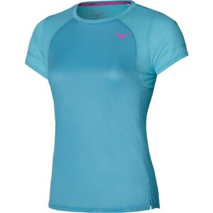 Mizuno DRYAEROFLOW TEE Pánské běžecké tričko, tmavě modrá, velikost XL