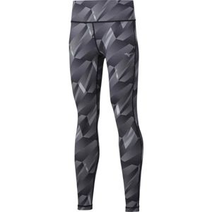 Mizuno HINERI REVERSIBLE TIGHT šedá M - Dámské elastické kalhoty