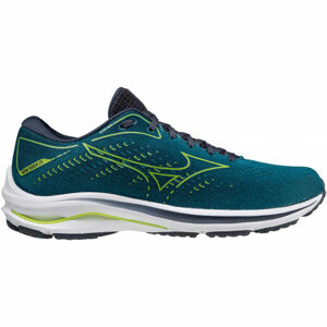 Mizuno WAVE RIDER 25 Pánská běžecká obuv, Modrá,Zelená,Bílá, velikost 12