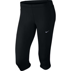 Nike TECH CAPRI Dámské běžecké 3/4 kalhoty, černá, velikost XL