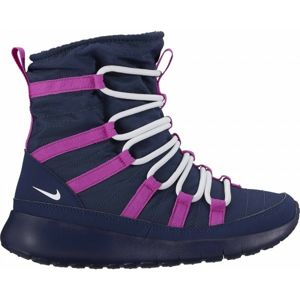 Nike ROSHE ONE HI fialová 5.5Y - Dívčí zimní obuv