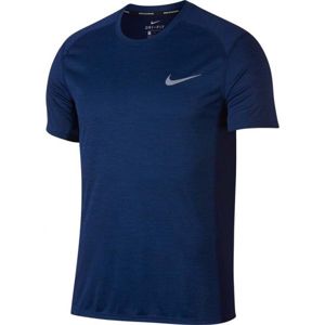Nike MILER TOP SS modrá L - Pánské běžecké triko
