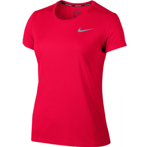Nike BRTHE RAPID TOP SS W růžová L - Dámské běžecké tričko