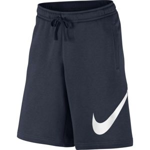Nike NSW CLUB SHORT EXP BB tmavě modrá S - Pánské šortky