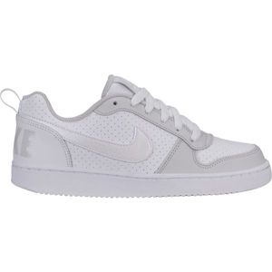 Nike COURT BOROUGH LOW bílá 4Y - Dívčí volnočasové boty