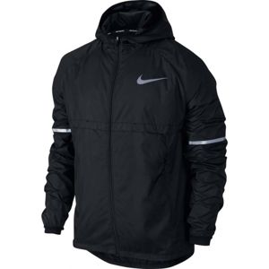 Nike SHLD JKT HD černá L - Pánská běžecká bunda